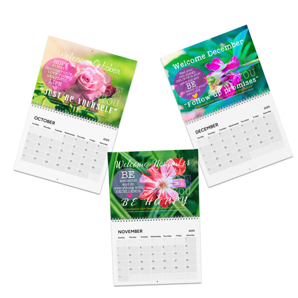 Grateful Everyday .: Exclusive Wall CALENDAR with Positive Affirmations (2025)