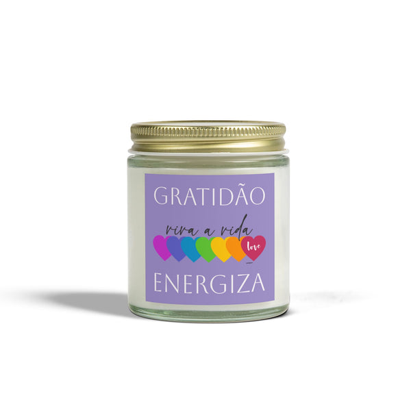 ♡ Viva a Vida .: ENERGIZA .: Mini Scented Candle (4oz) Eco Friendly