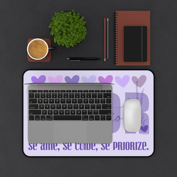 ♡ AMOR Próprio .: Coleção lavanda .: Premium Large Desk Mat