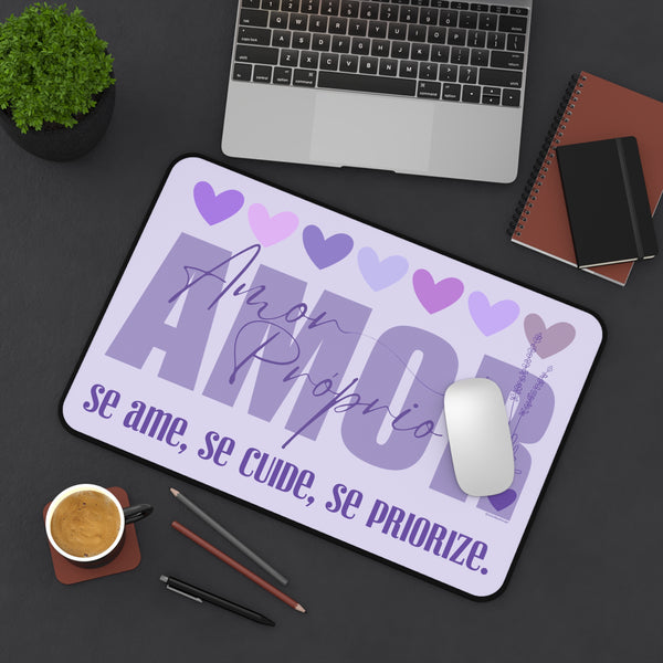 ♡ AMOR Próprio .: Coleção lavanda .: Premium Large Desk Mat