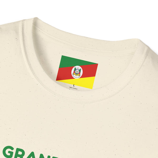 💚❤️💛🇧🇷 AMOR - Camiseta Rio Grande do Sul, BRASIL - Unisex Softstyle T-Shirt