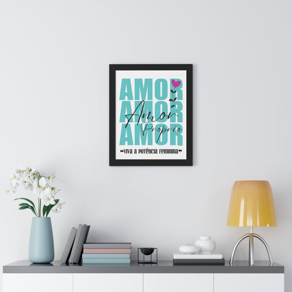 Amor Próprio ♡ Inspirational Framed Poster Decoration