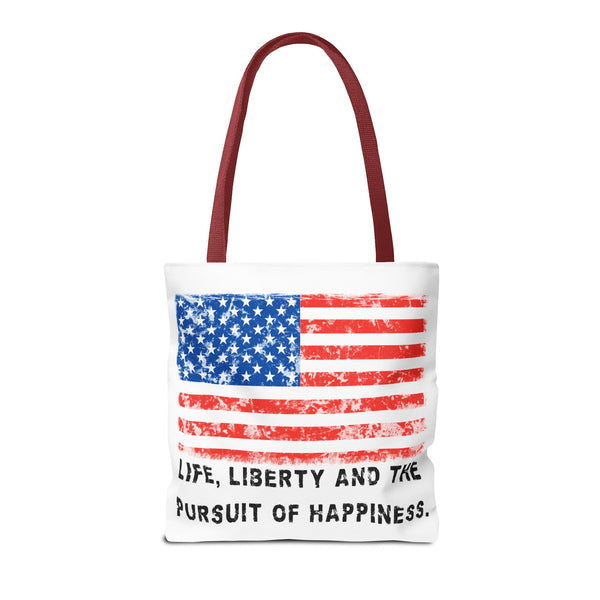 "Life, Liberty and the pursuit of Happiness" ::  PRACTICAL TOTE BAG