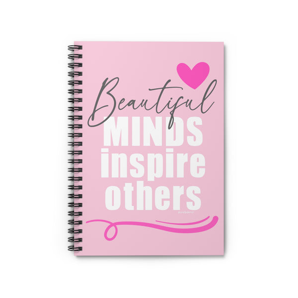 ♡ PINK Inspirational “Self LOVE :: Amor Próprio” :: Classic Spiral Notebook :: 118 Ruled Line