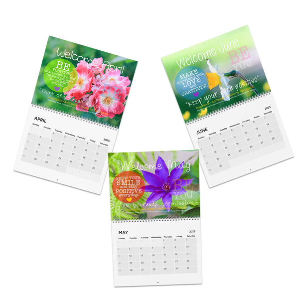 ♡ LIVE THE LIFE TODAY .: Exclusive Wall CALENDAR with Positive Affirmations (2025)