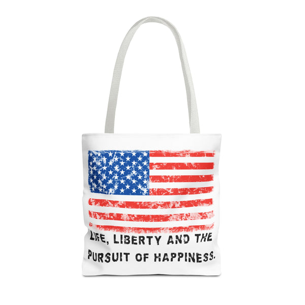 "Life, Liberty and the pursuit of Happiness" ::  PRACTICAL TOTE BAG