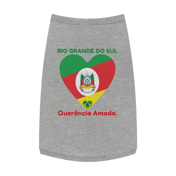 Pet Tank Top 💚❤️💛🇧🇷 Rio Grande do Sul, BRASIL .: Querência Amada