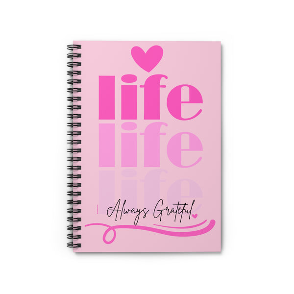 ♡ PINK Inspirational “Self LOVE :: Amor Próprio” :: Classic Spiral Notebook :: 118 Ruled Line