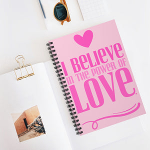 ♡ PINK Inspirational “Self LOVE :: Amor Próprio” :: Classic Spiral Notebook :: 118 Ruled Line