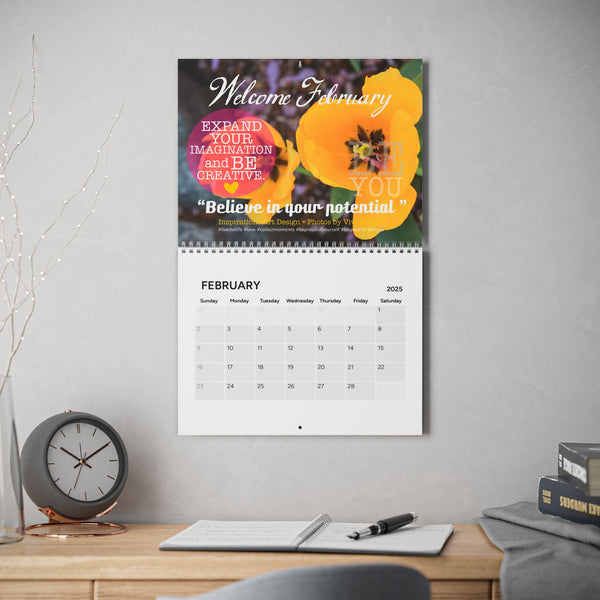 Grateful Everyday .: Exclusive Wall CALENDAR with Positive Affirmations (2025)