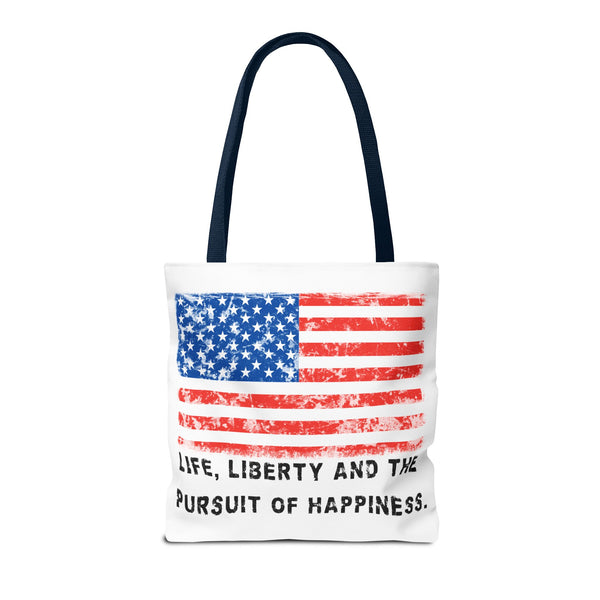 "Life, Liberty and the pursuit of Happiness" ::  PRACTICAL TOTE BAG