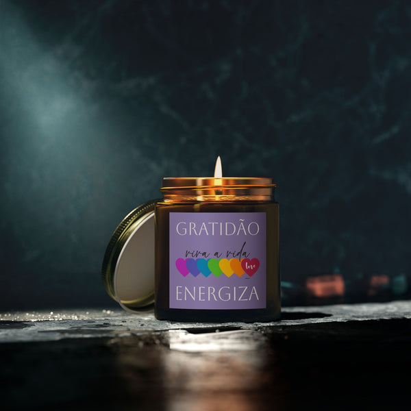 ♡ Viva a Vida .: ENERGIZA .: Mini Scented Candle (4oz) Eco Friendly