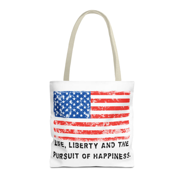 "Life, Liberty and the pursuit of Happiness" ::  PRACTICAL TOTE BAG