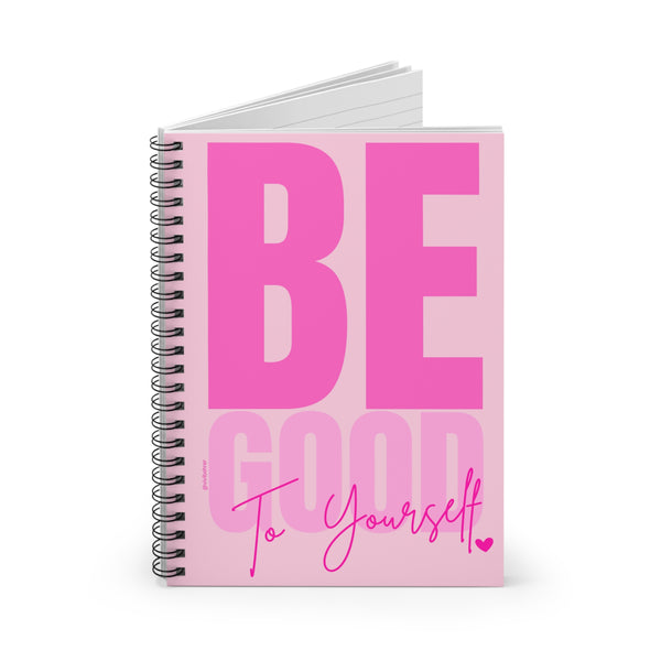 ♡ PINK Inspirational “Self LOVE :: Amor Próprio” :: Classic Spiral Notebook :: 118 Ruled Line