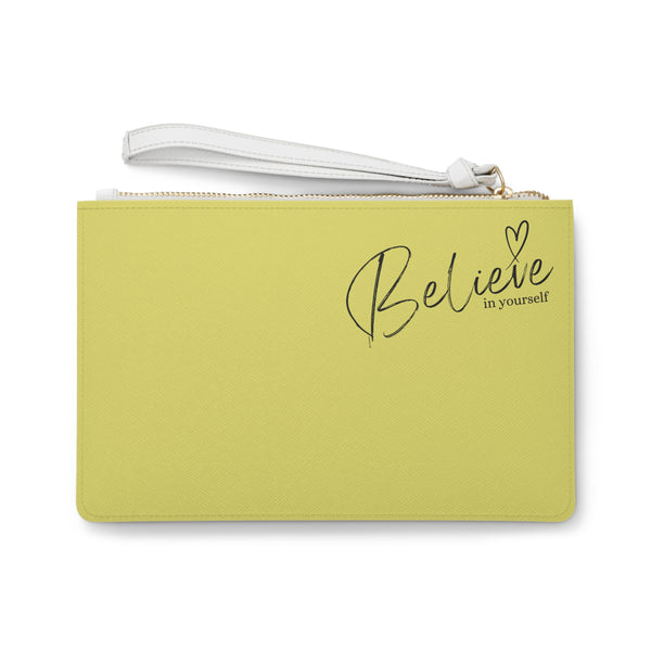 ♡ More Self LOVE :: Clutch Bag with Inspirational Design