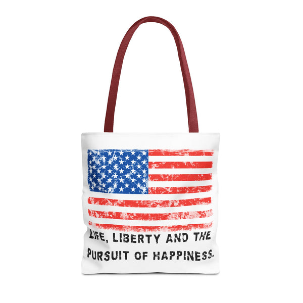 "Life, Liberty and the pursuit of Happiness" ::  PRACTICAL TOTE BAG