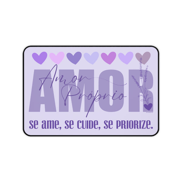 ♡ AMOR Próprio .: Coleção lavanda .: Premium Large Desk Mat