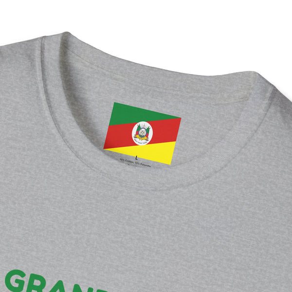 💚❤️💛🇧🇷 Camiseta Rio Grande do Sul, BRASIL - Unisex Softstyle T-Shirt