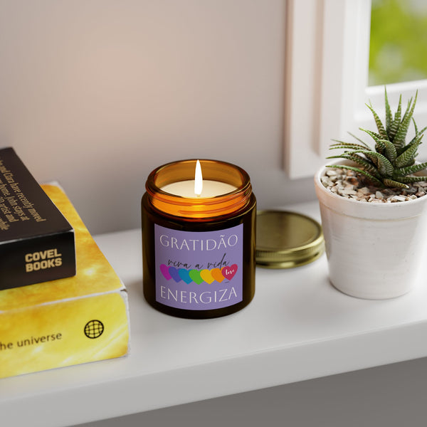 ♡ Viva a Vida .: ENERGIZA .: Mini Scented Candle (4oz) Eco Friendly