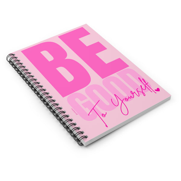 ♡ PINK Inspirational “Self LOVE :: Amor Próprio” :: Classic Spiral Notebook :: 118 Ruled Line