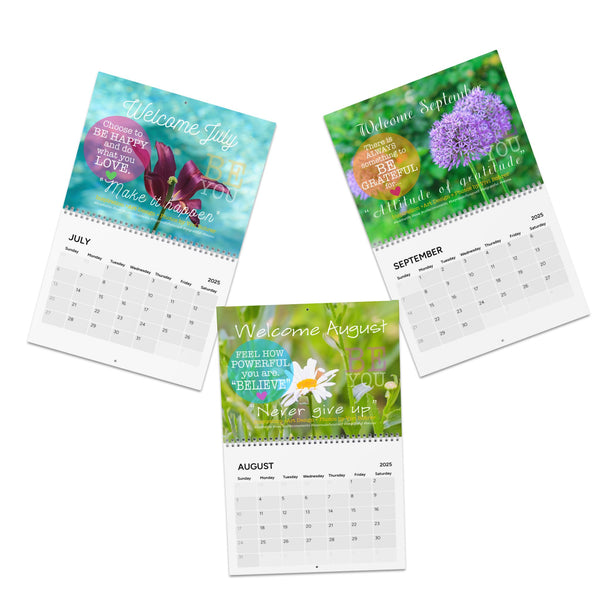 Grateful Everyday .: Exclusive Wall CALENDAR with Positive Affirmations (2025)