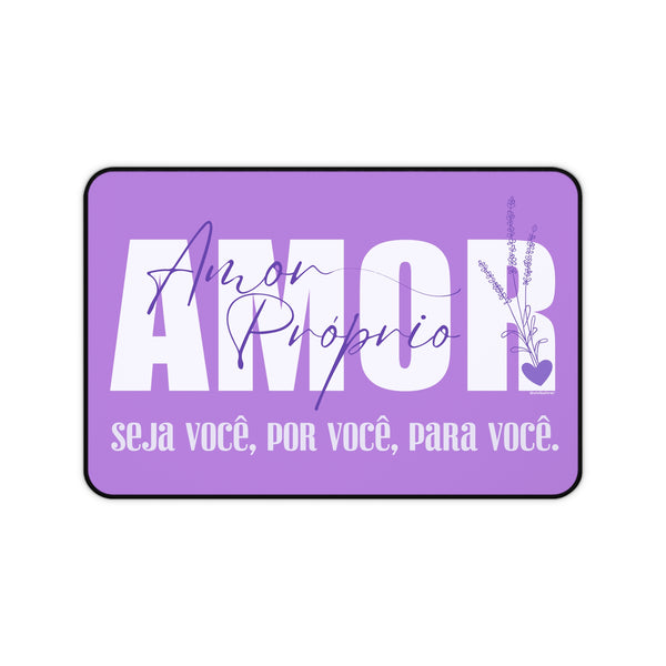 ♡ AMOR Próprio .: Coleção lavanda .: Premium Large Desk Mat