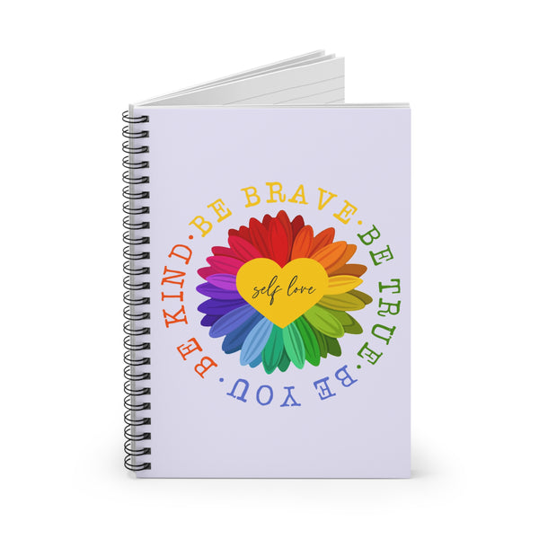 ♡ Spiral Notebook with Inspirational Design :: 118 Ruled Line