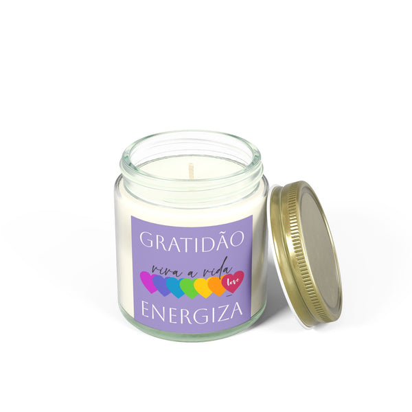 ♡ Viva a Vida .: ENERGIZA .: Mini Scented Candle (4oz) Eco Friendly