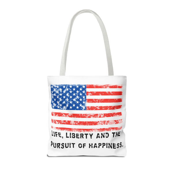 "Life, Liberty and the pursuit of Happiness" ::  PRACTICAL TOTE BAG