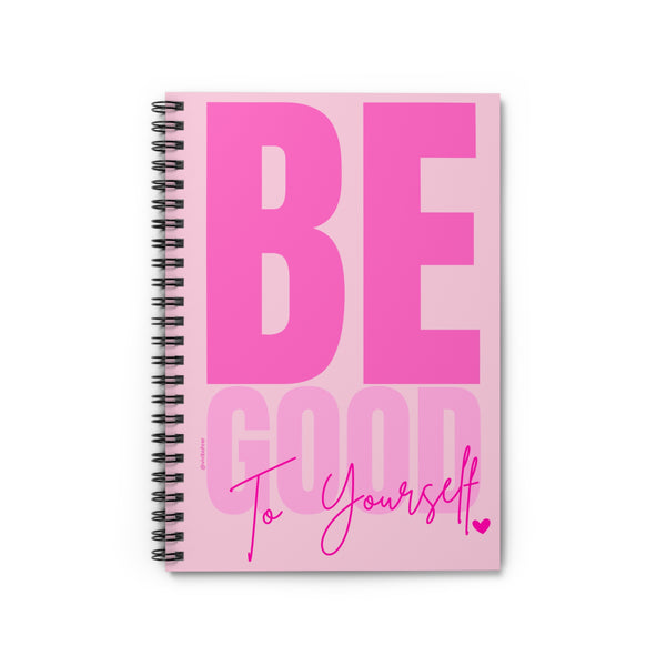 ♡ PINK Inspirational “Self LOVE :: Amor Próprio” :: Classic Spiral Notebook :: 118 Ruled Line