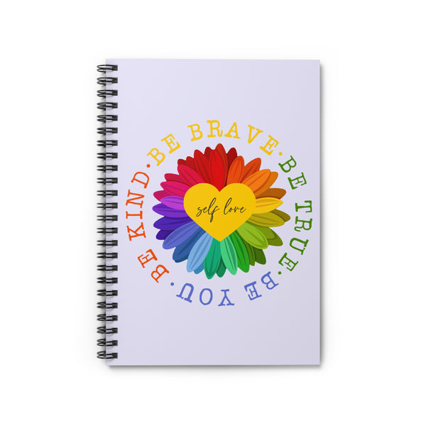 ♡ Spiral Notebook with Inspirational Design :: 118 Ruled Line