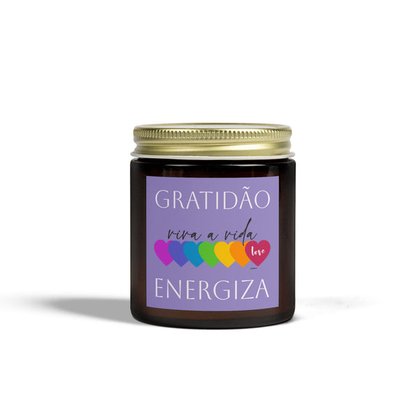 ♡ Viva a Vida .: ENERGIZA .: Mini Scented Candle (4oz) Eco Friendly