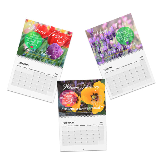 Grateful Everyday .: Exclusive Wall CALENDAR with Positive Affirmations (2025)