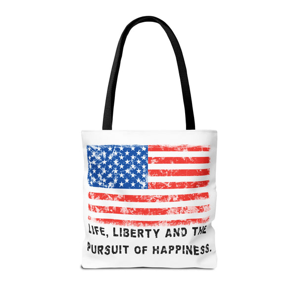 "Life, Liberty and the pursuit of Happiness" ::  PRACTICAL TOTE BAG