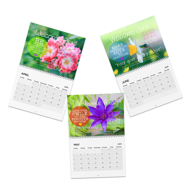 Grateful Everyday .: Exclusive Wall CALENDAR with Positive Affirmations (2025)