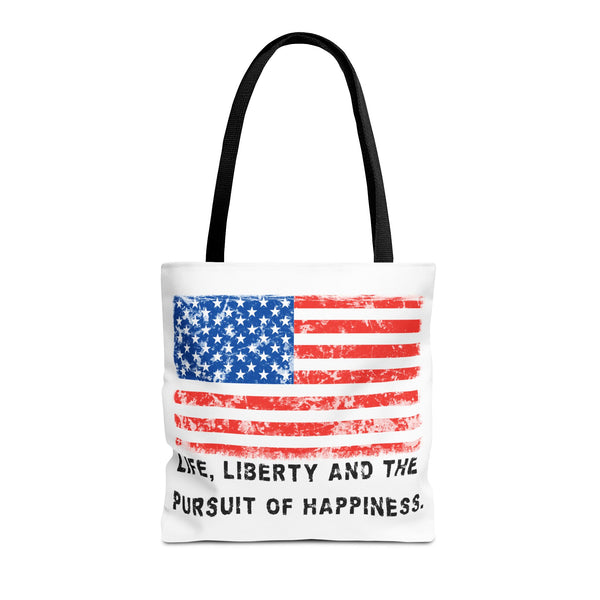 "Life, Liberty and the pursuit of Happiness" ::  PRACTICAL TOTE BAG