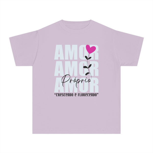 ♡ Amor Próprio .: Crescendo e Florescendo .: Youth girl's Tee (Classic Fit)