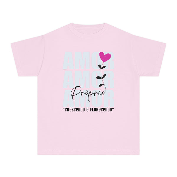 ♡ Amor Próprio .: Crescendo e Florescendo .: Youth girl's Tee (Classic Fit)