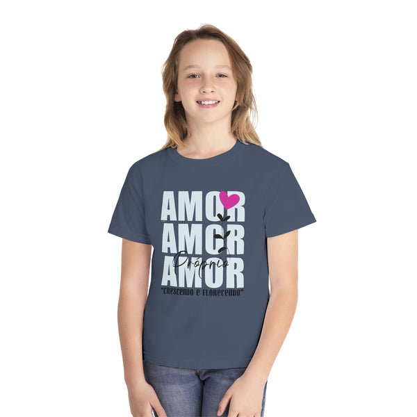 ♡ Amor Próprio .: Crescendo e Florescendo .: Youth girl's Tee (Classic Fit)