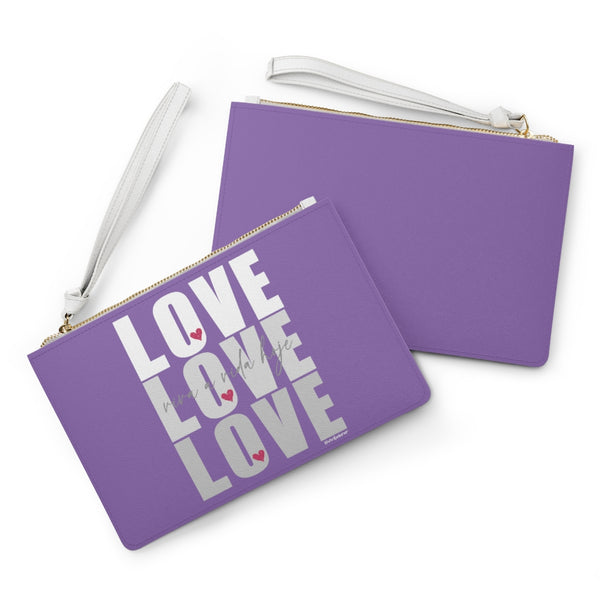 ♡ LOVE :: Viva a Vida Hoje :: Clutch Bag with Inspirational Design