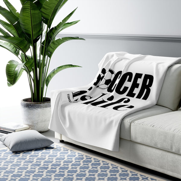 ♡ SOCCER is LIFE :: Sherpa Fleece Blanket