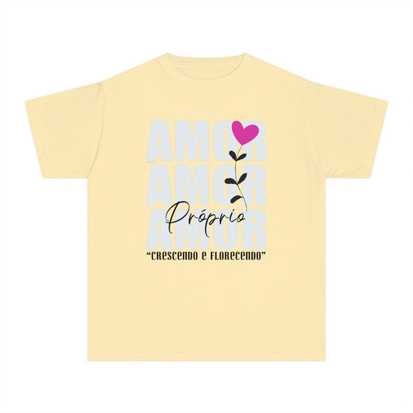 ♡ Amor Próprio .: Crescendo e Florescendo .: Youth girl's Tee (Classic Fit)