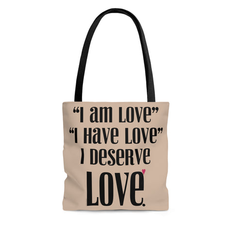 I am LOVE ♡ PRACTICAL TOTE BAG